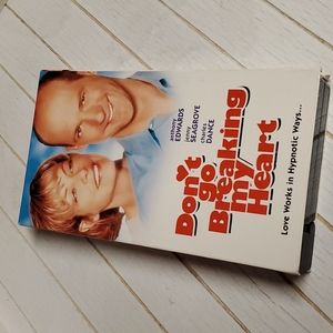 6/$10 Don't Go Breaking My Heart VHS Tape